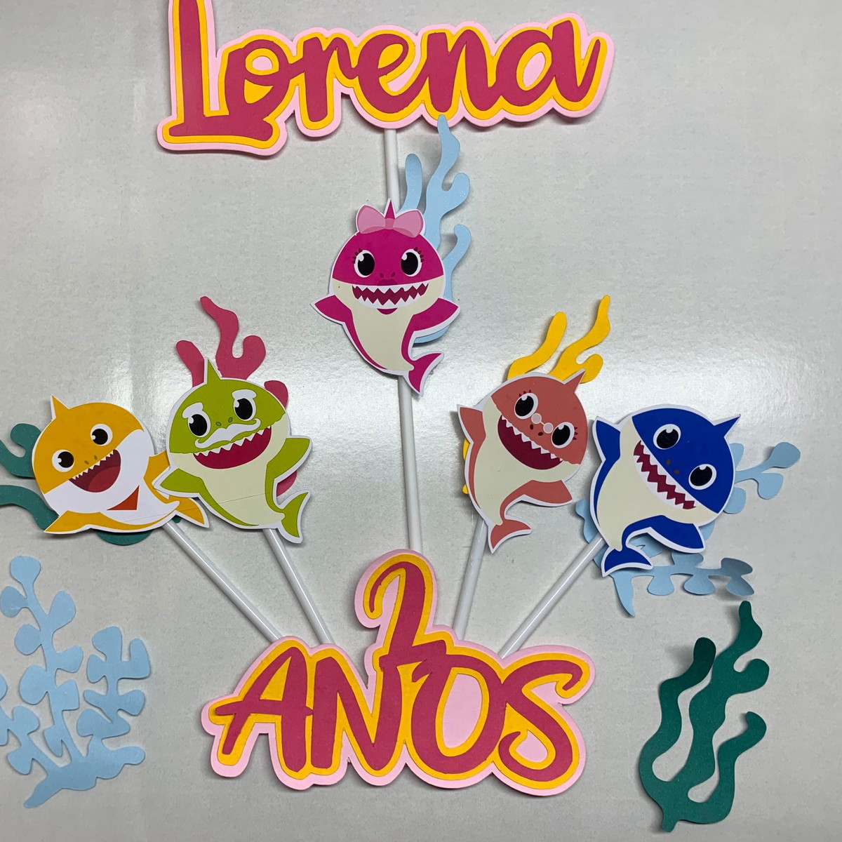 Topo de bolo Baby Shark VICK011 - Image 2